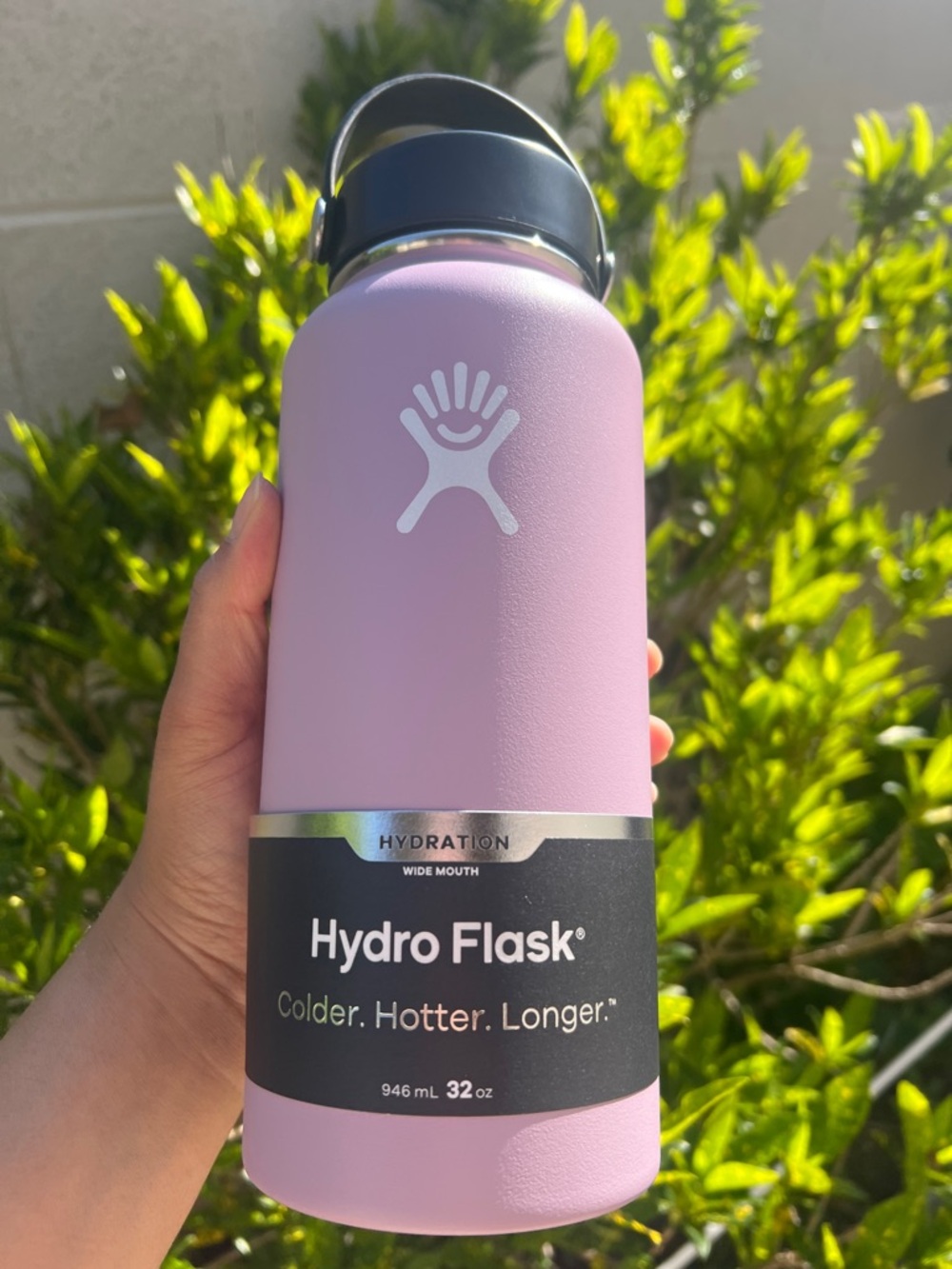 Hydro Flask Wide Mouth Water Bottle - Light Lavender